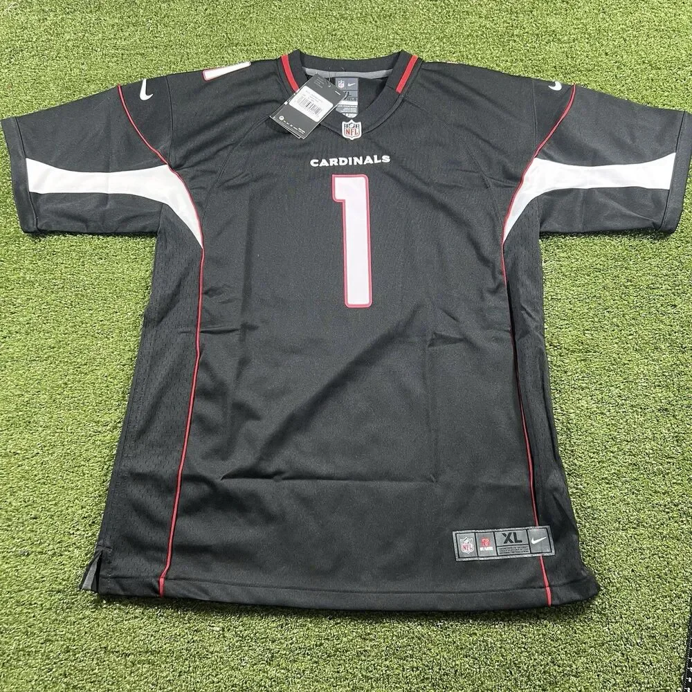 Nike On Field NFL Arizona Cardinals Kyler Murray #1 Youth XL Black Jersey NWT